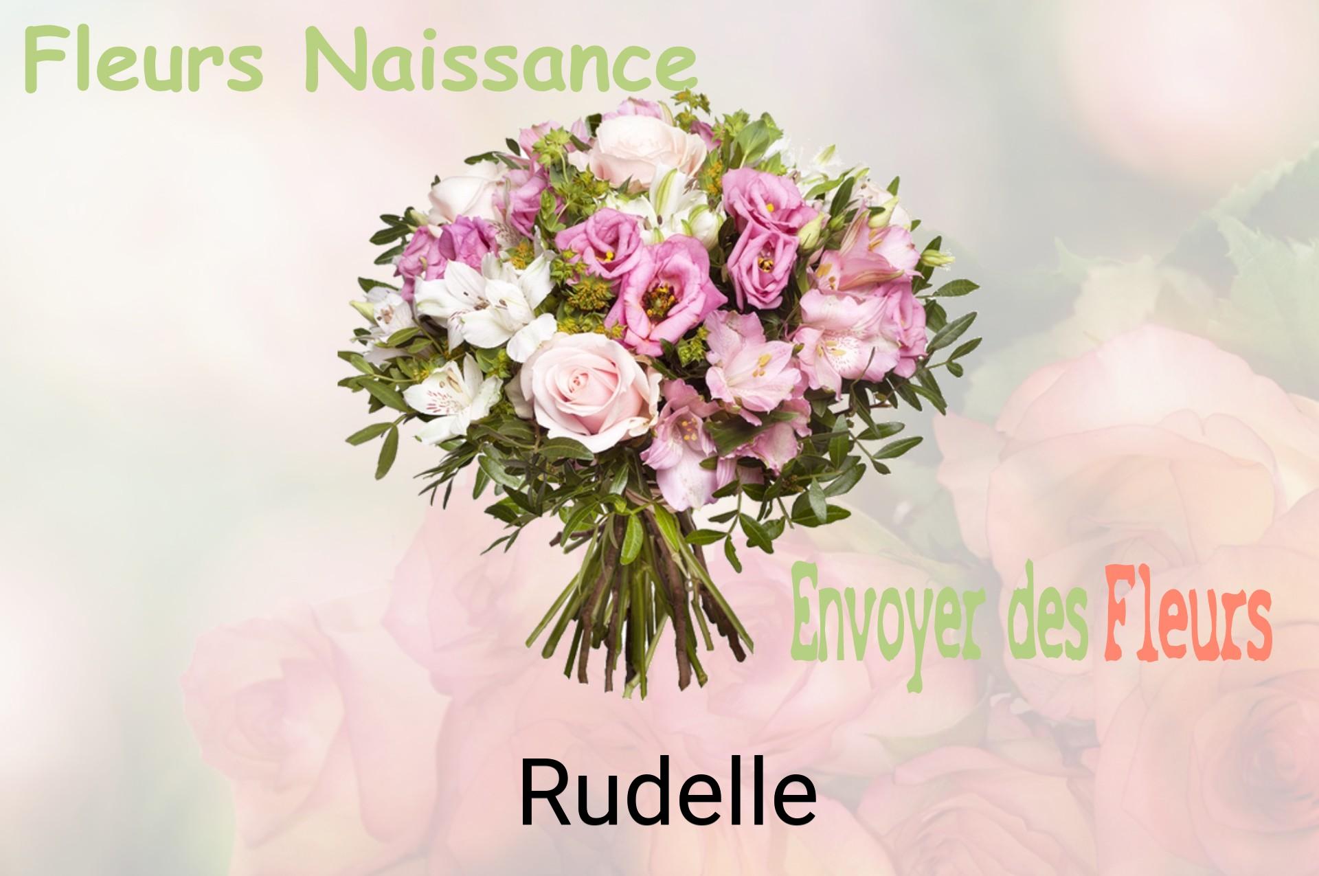 Bouquet de fleurs de naissance livré à Rudelle